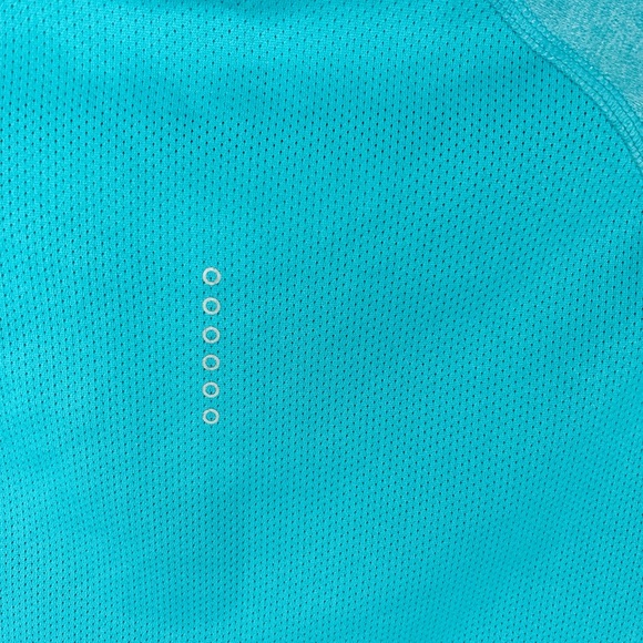 NWOT NIKE BLUE TEAL SHORT SLEEVE ATHLETIC LOOSE FIT TOP - Picture 8 of 8